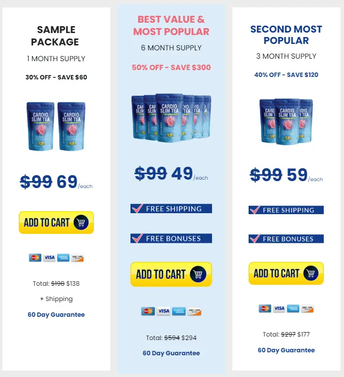 Cardio Slim Tea Official Website